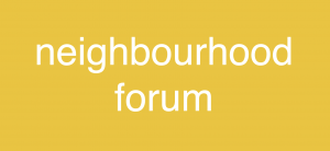 neighbourhood forum consultation